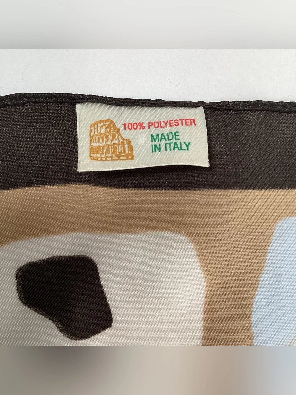 Pair Vintage Italian Scarves, Made in Italy, Scarf, 20